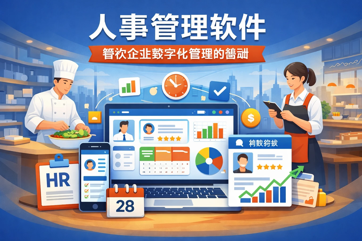 人事管理软件：餐饮企业数字化管理的基础