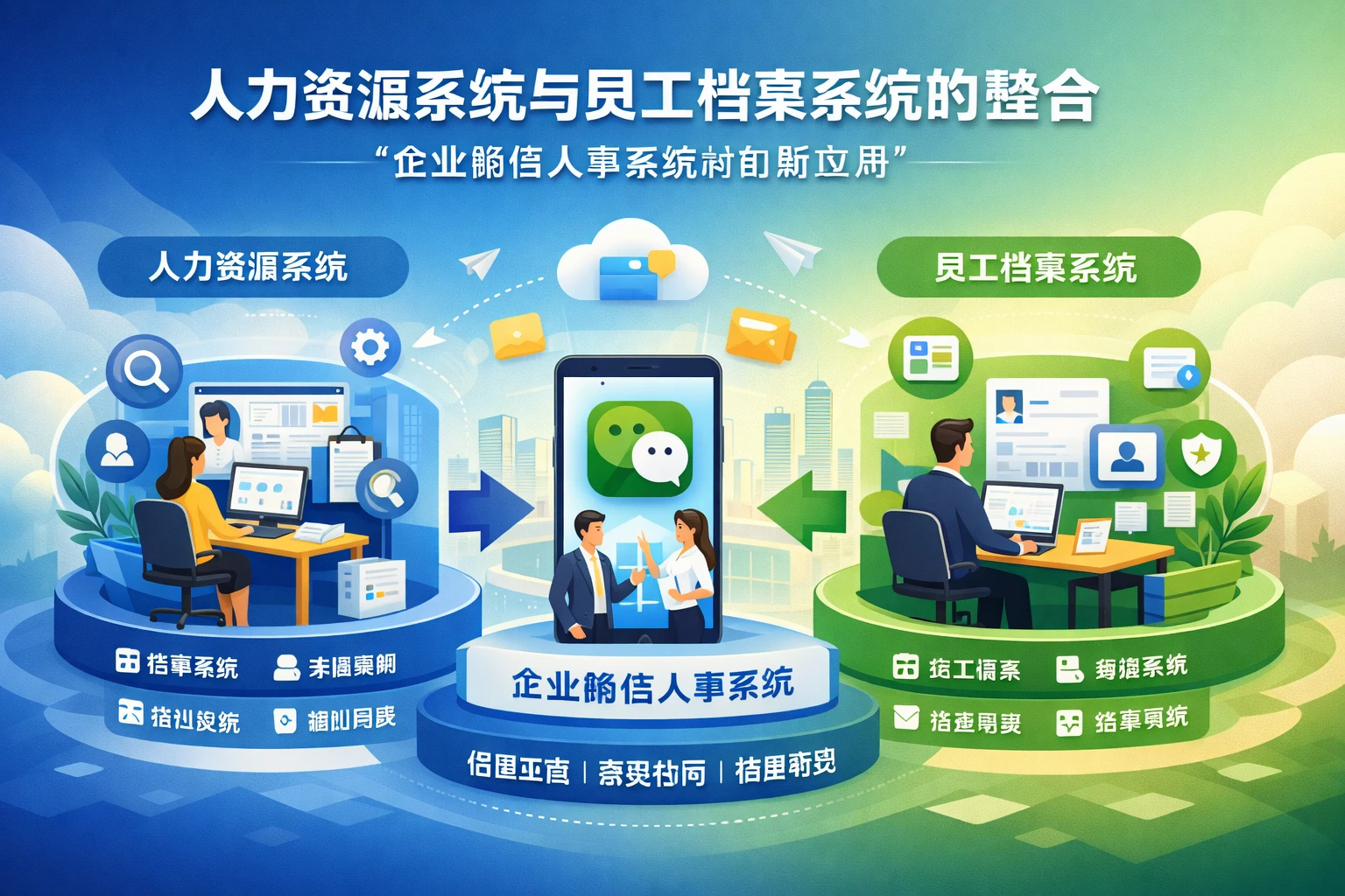 人力资源系统与员工档案系统的整合:企业微信人事系统的创新应用