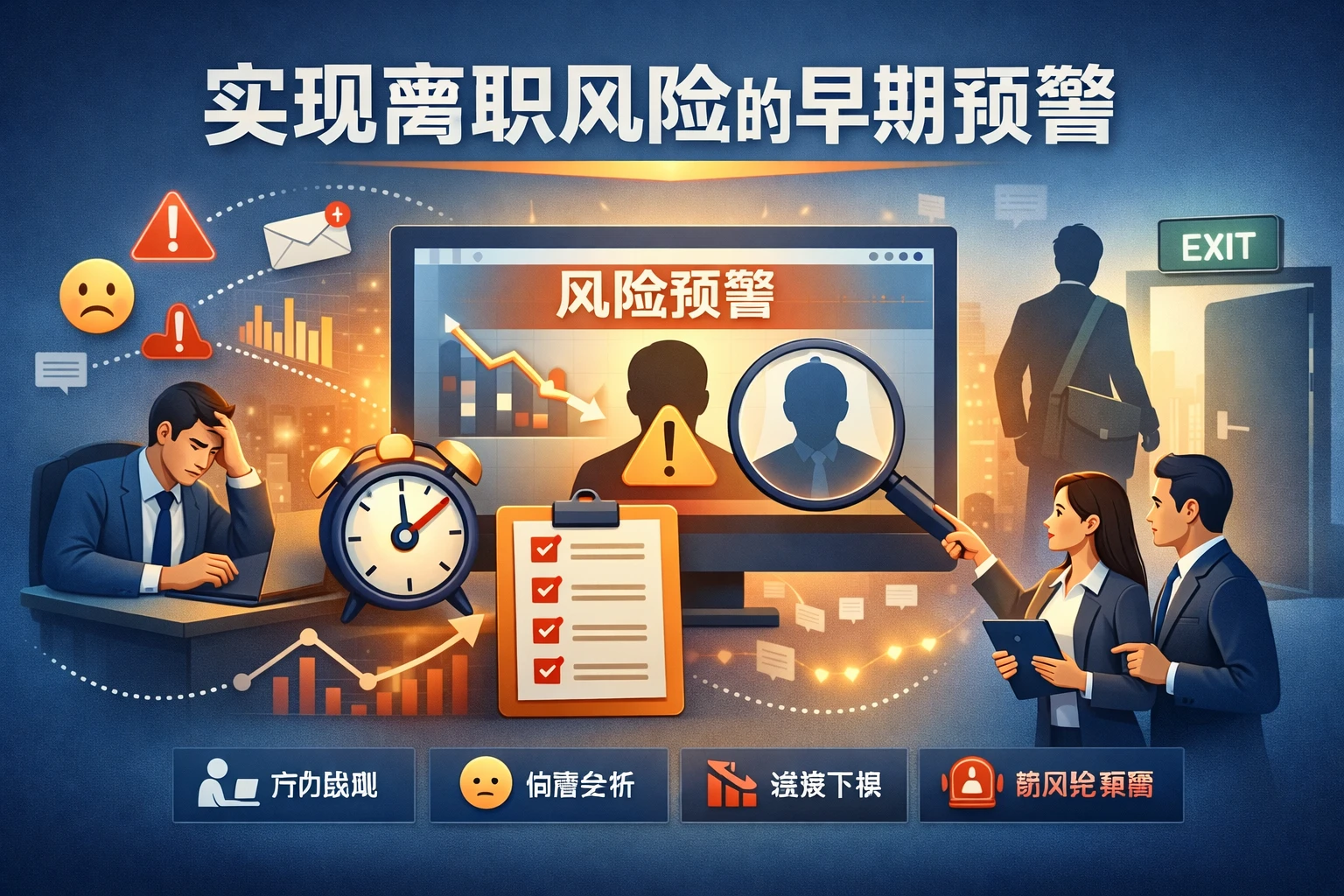 实现离职风险的早期预警
