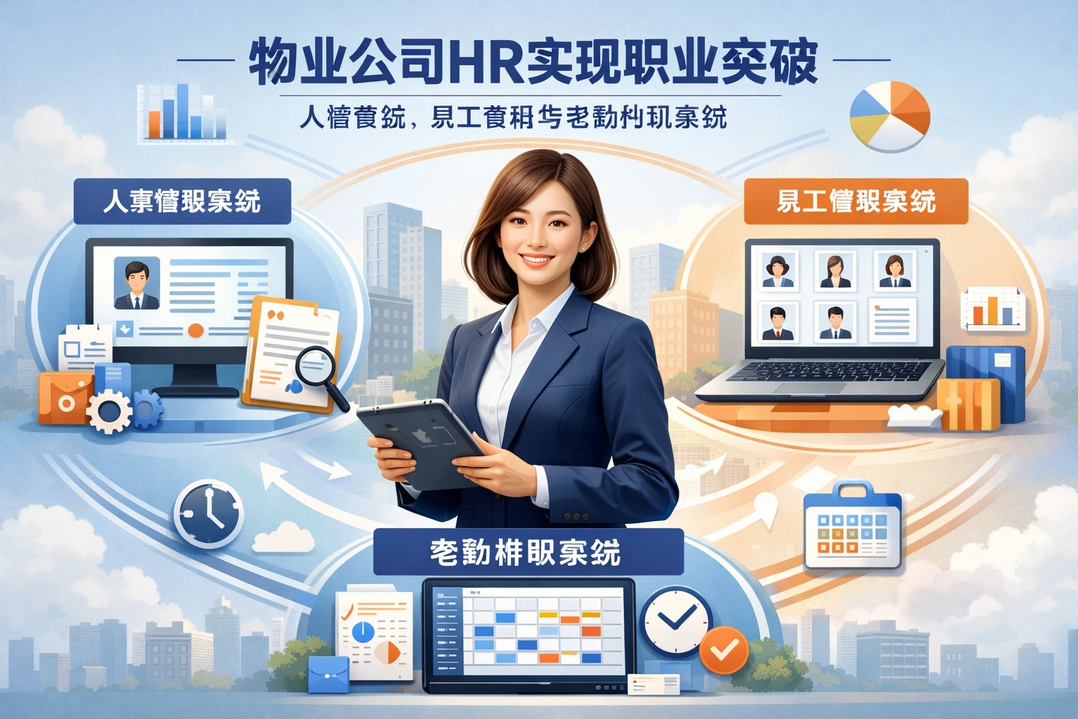 物业公司HR如何通过人事管理系统、员工管理系统和考勤排班系统实现职业突破