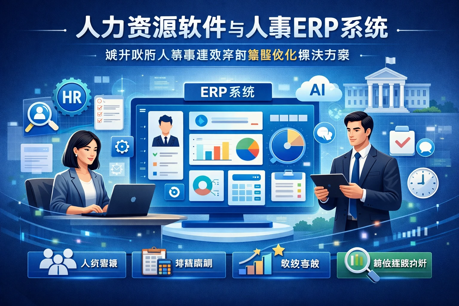 人力资源软件与人事ERP系统：提升政府人事管理效率的智能化解决方案