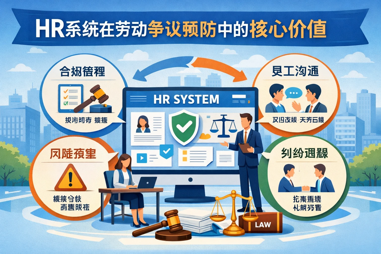 HR系统在劳动争议预防中的核心价值