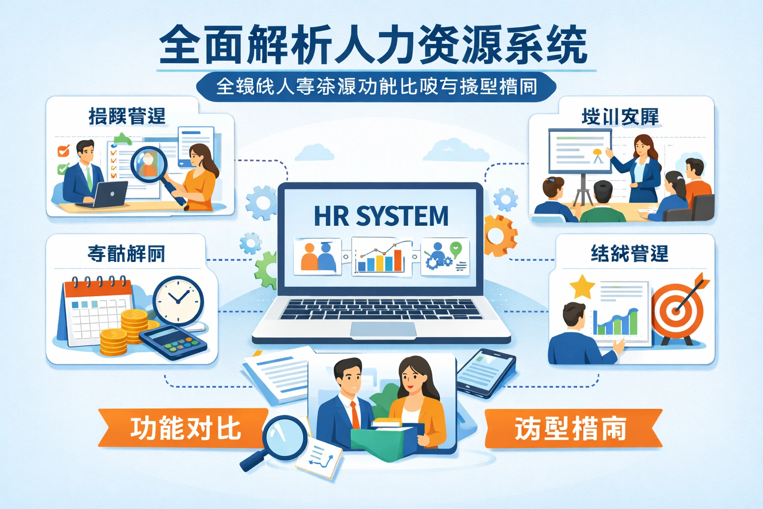 全面解析人力资源系统：全模块人事系统功能比较与选型指南