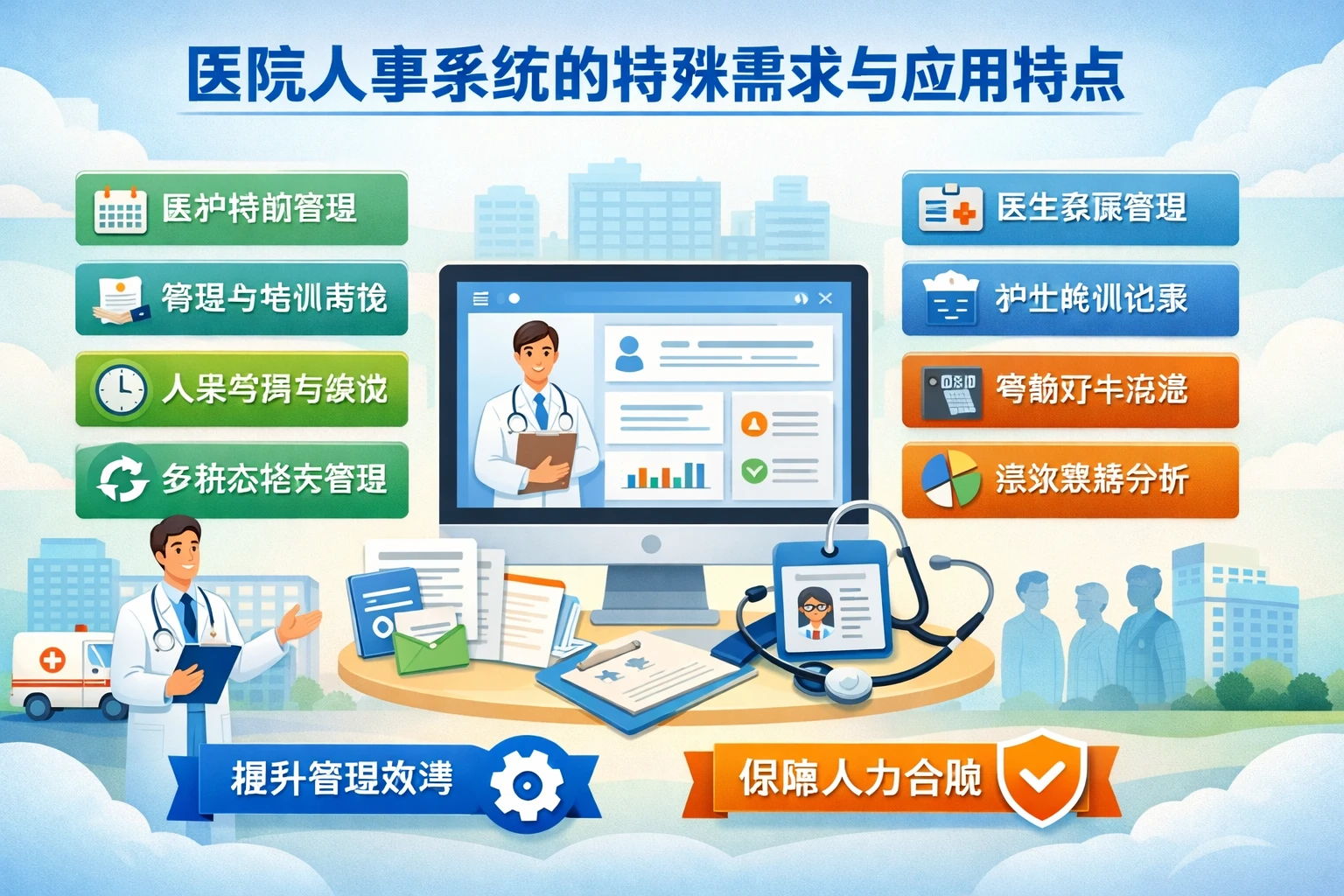 医院人事系统的特殊需求与应用特点