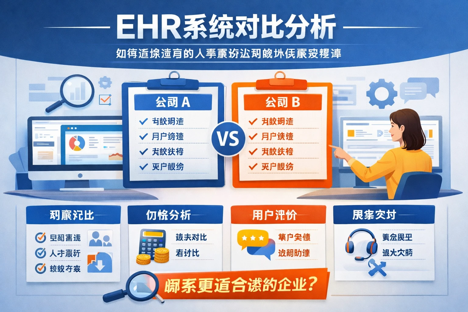 ehr系统对比分析：如何选择适合的人事系统公司提升招聘效率