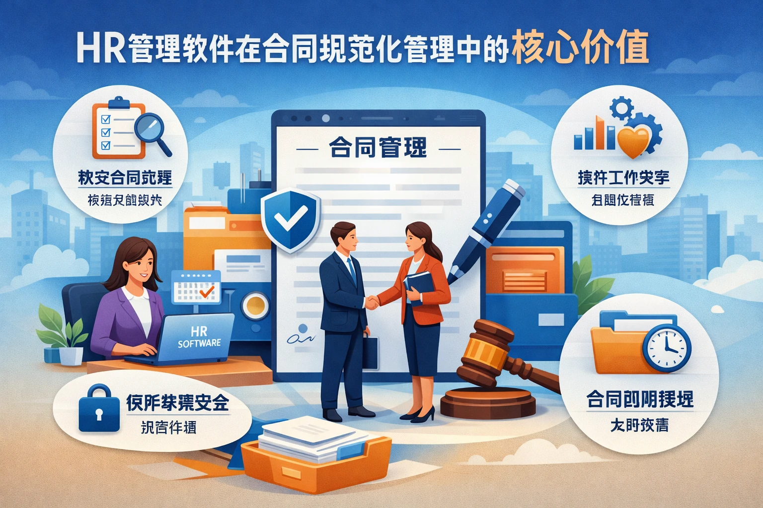 HR管理软件在合同规范化管理中的核心价值