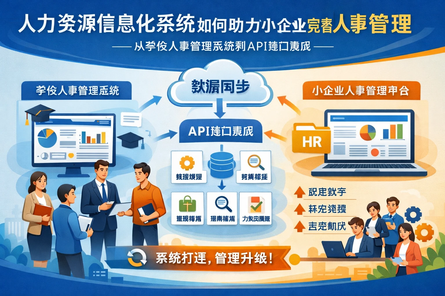 人力资源信息化系统如何助力小企业完善人事管理——从学校人事管理系统到API接口集成