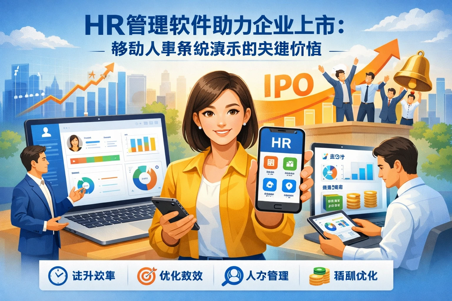 HR管理软件助力企业上市：移动人事系统演示的关键价值