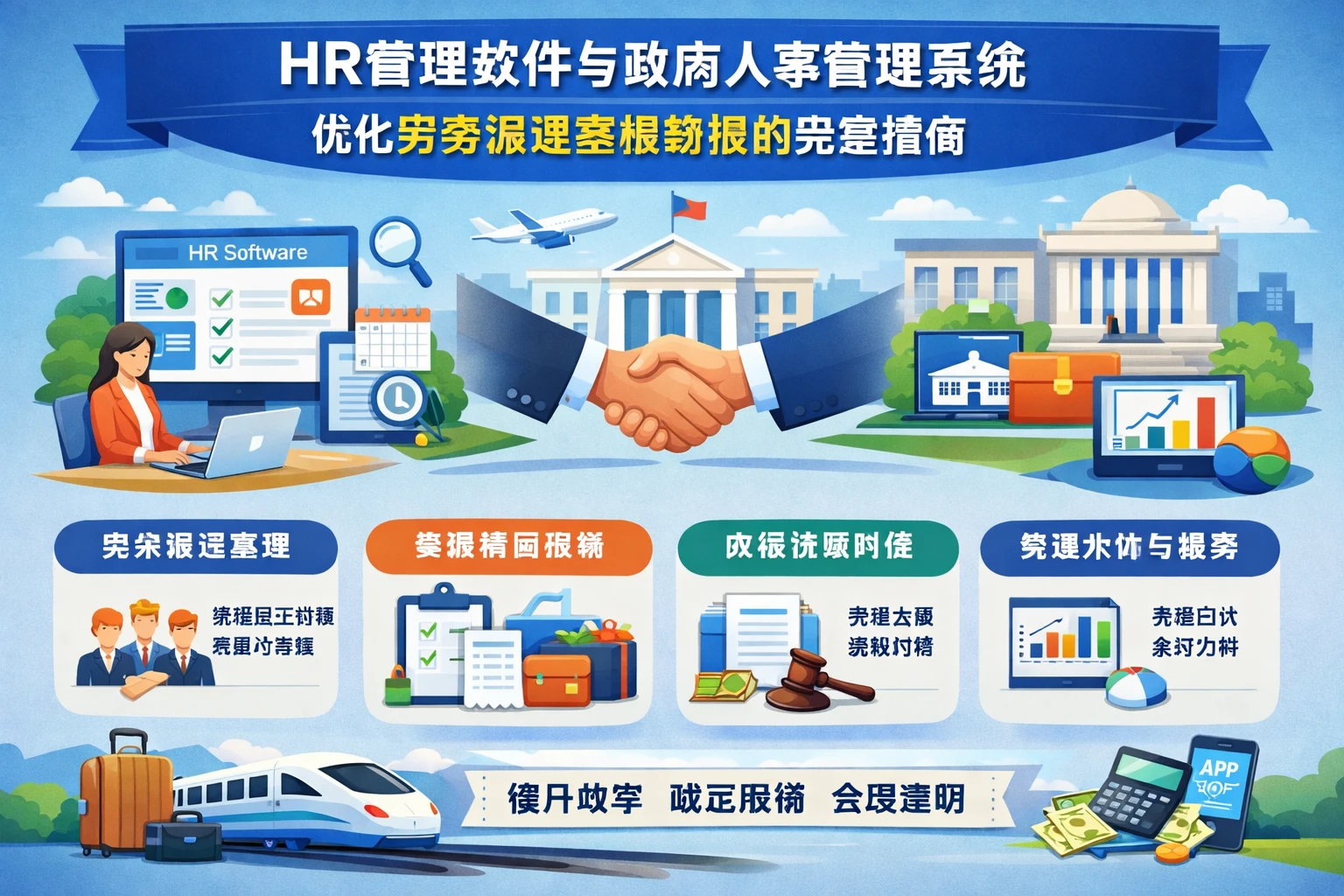 HR管理软件与政府人事管理系统：优化劳务派遣差旅费报销的完整指南