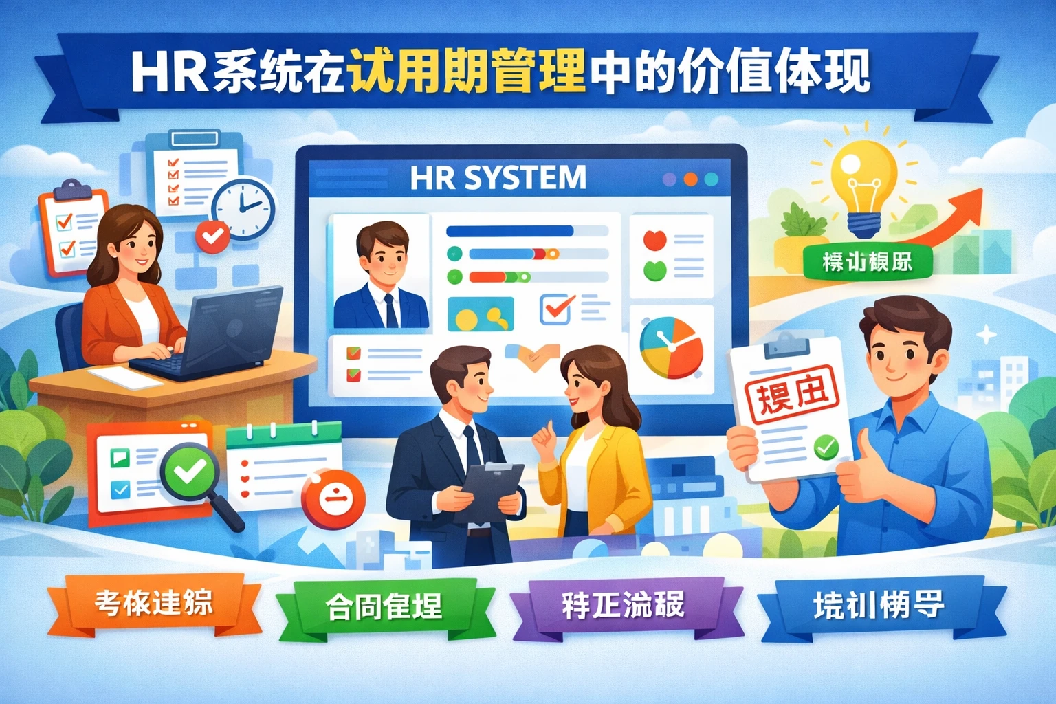 HR系统在试用期管理中的价值体现