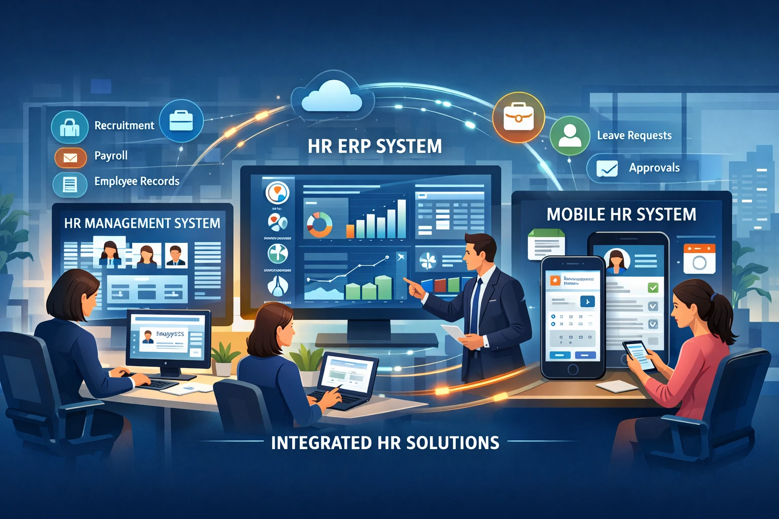 现代企业高效管理：人事管理系统、人事ERP系统与移动人事系统的整合应用