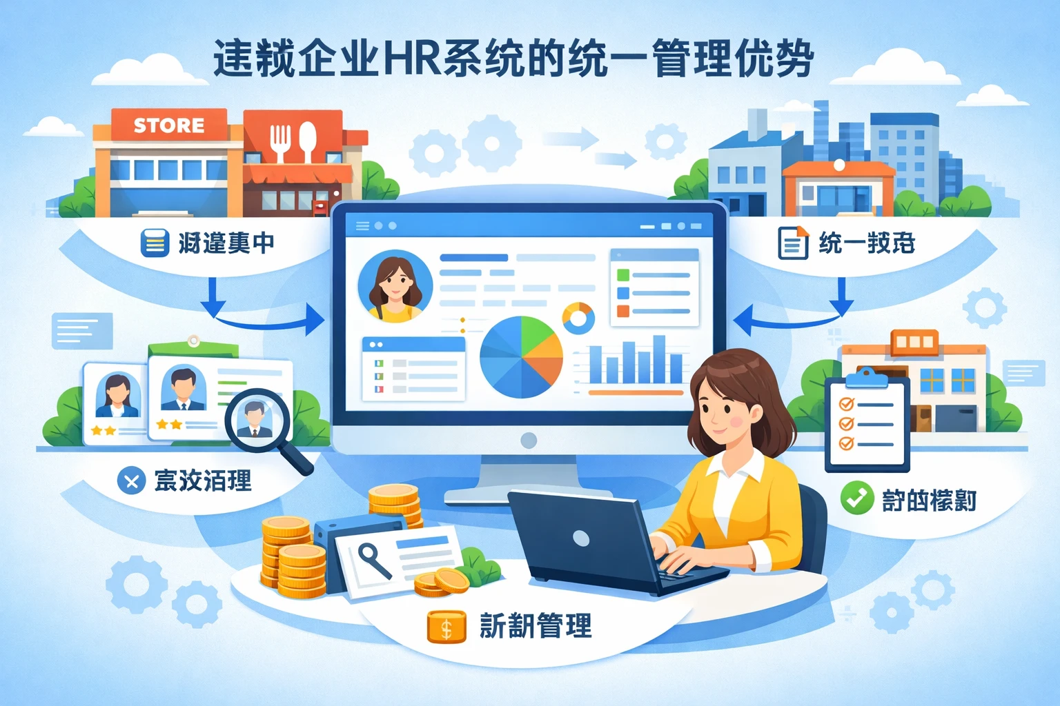 连锁企业HR系统的统一管理优势