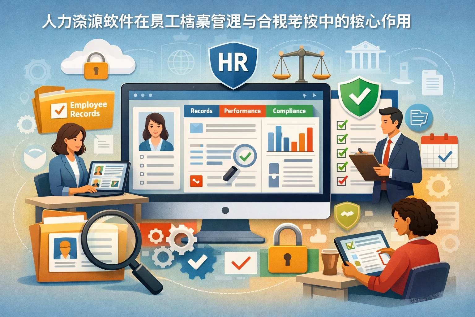 人力资源软件在员工档案管理与合规考核中的核心作用