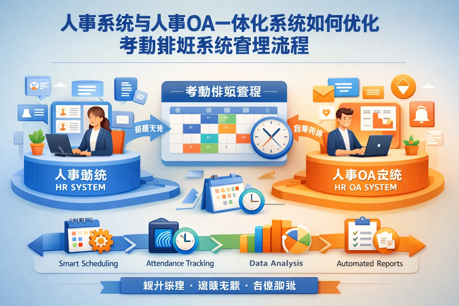 人事系统与人事OA一体化系统如何优化考勤排班系统管理流程