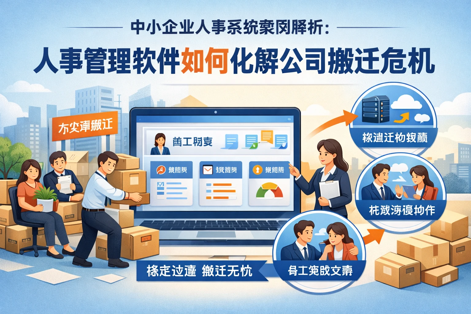 中小企业人事系统案例解析：人事管理软件如何化解公司搬迁危机