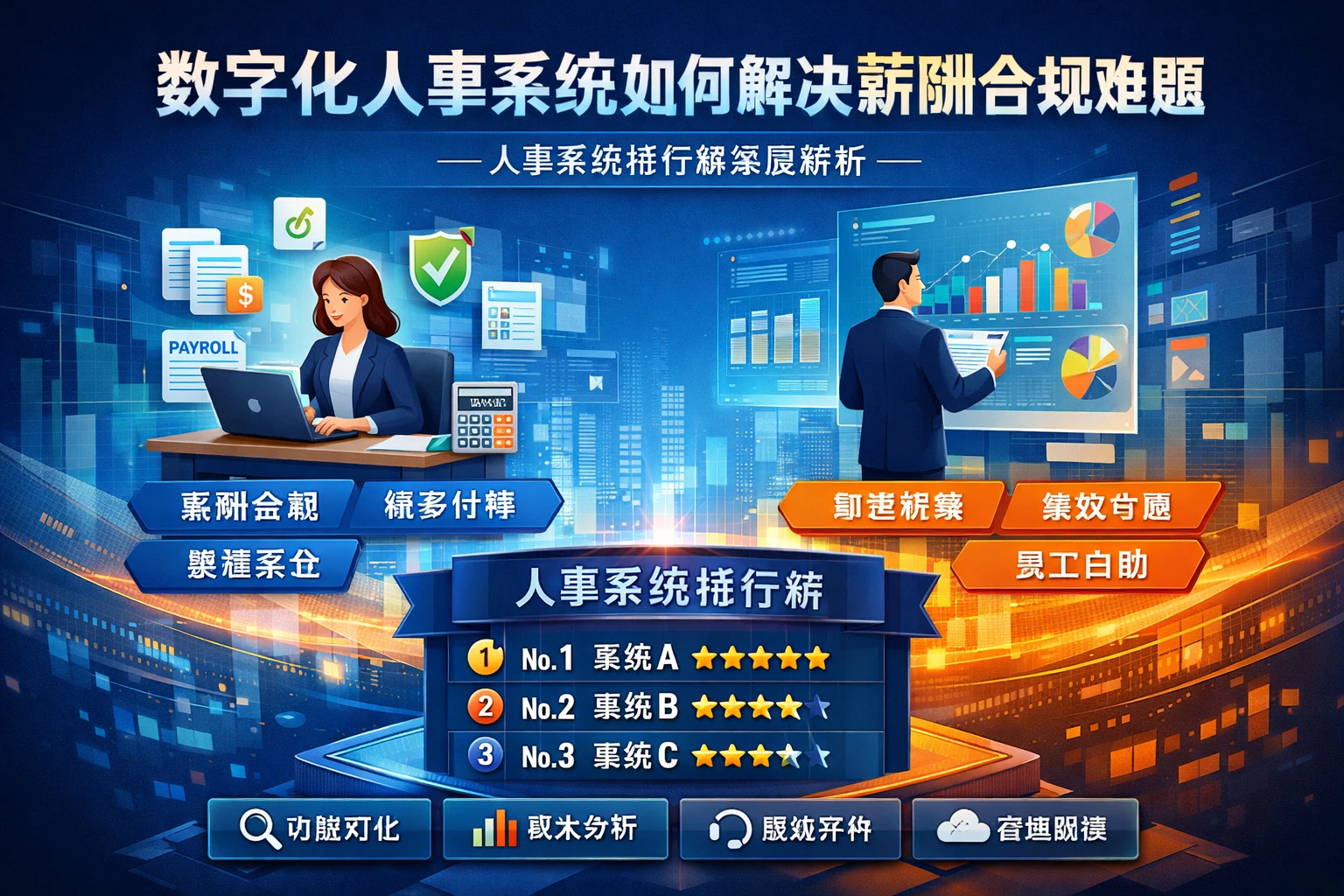 数字化人事系统如何解决薪酬合规难题——人事系统排行榜深度解析