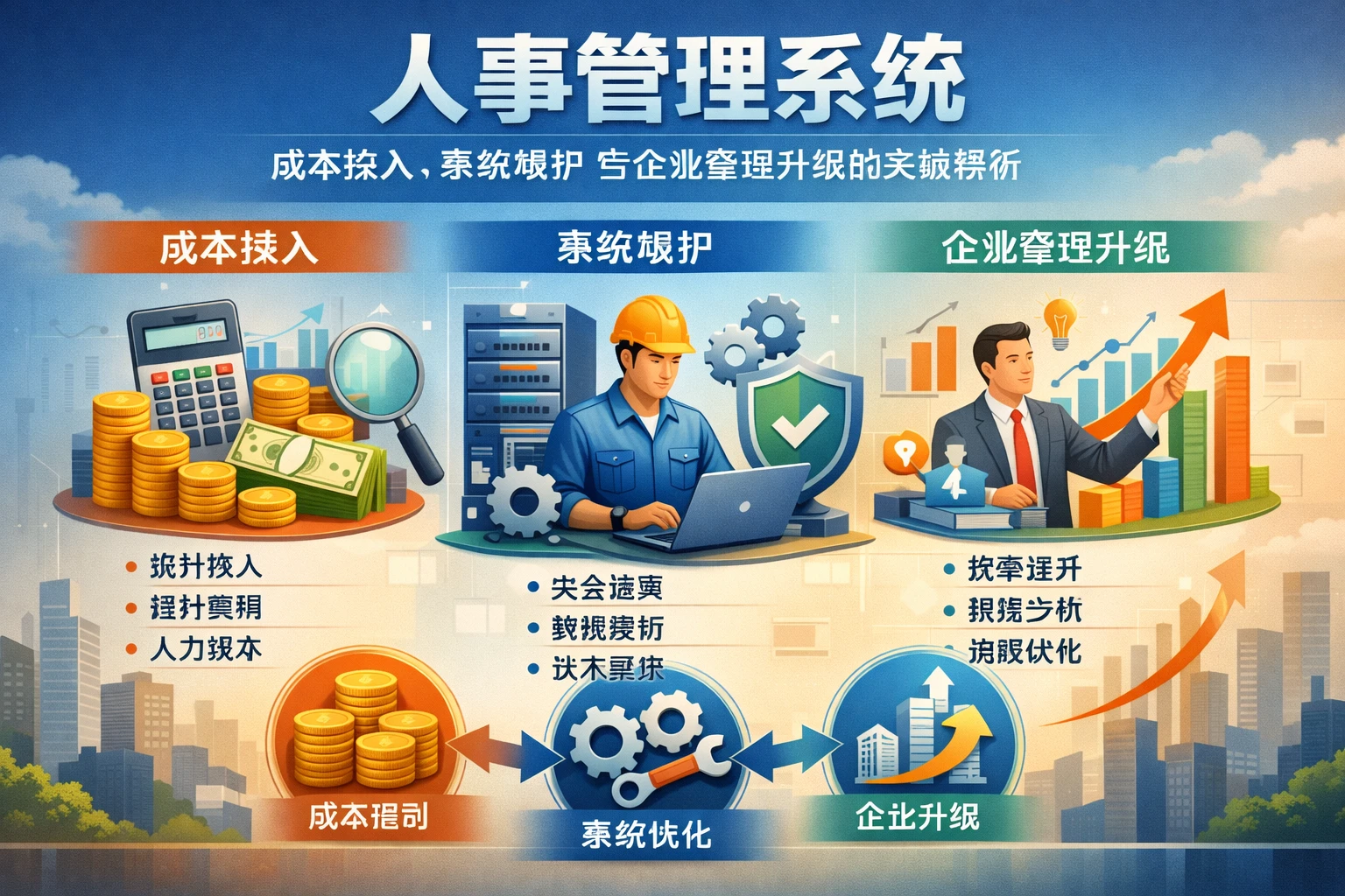 人事管理系统:成本投入、系统维护与企业管理升级的关键解析