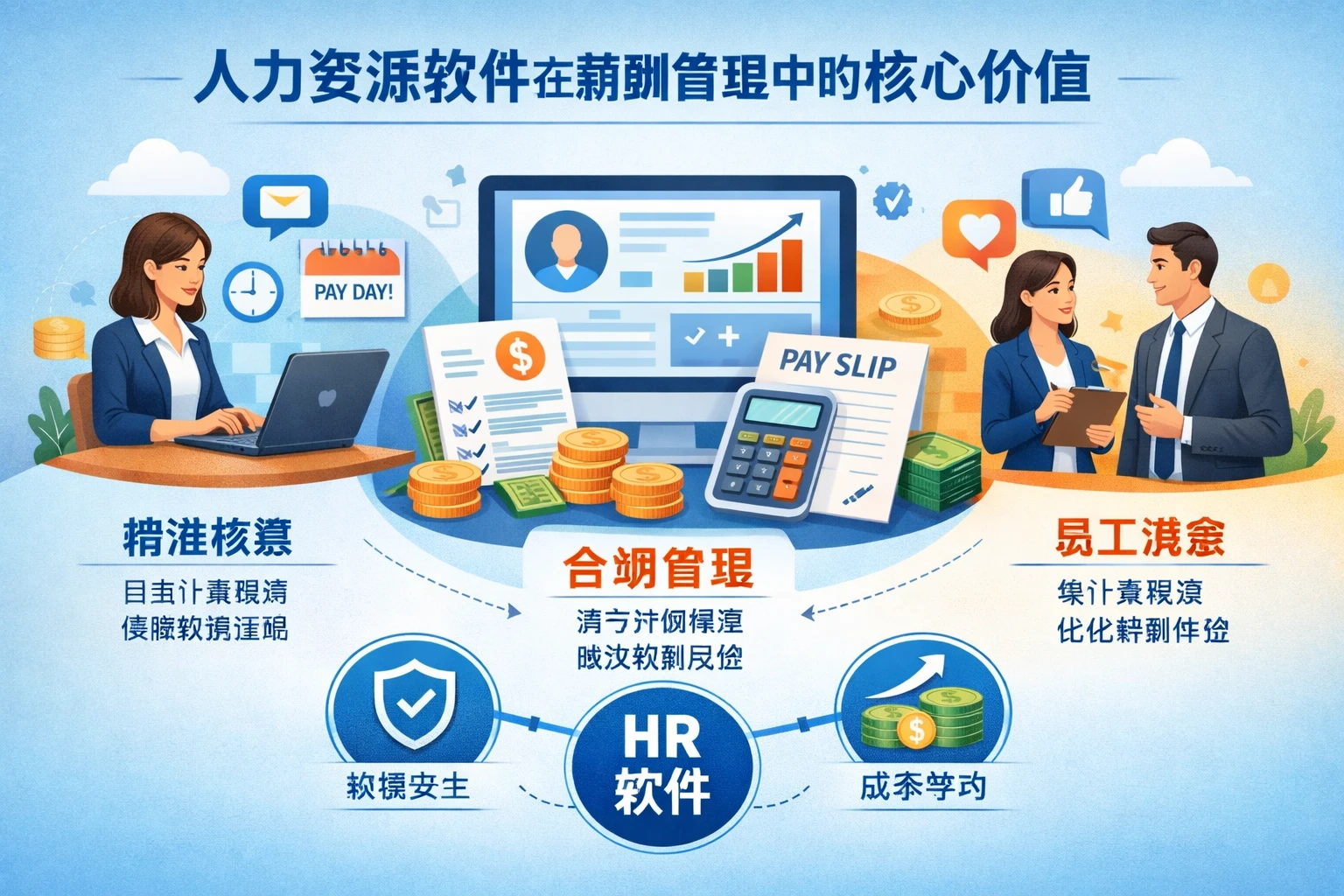 人力资源软件在薪酬管理中的核心价值