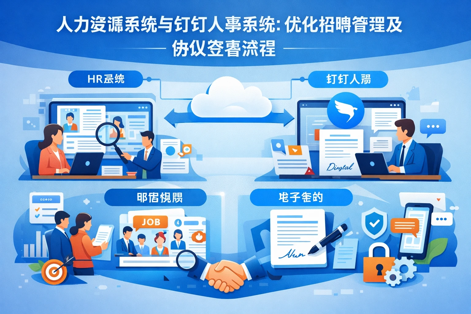 人力资源系统与钉钉人事系统：优化招聘管理及协议签署流程