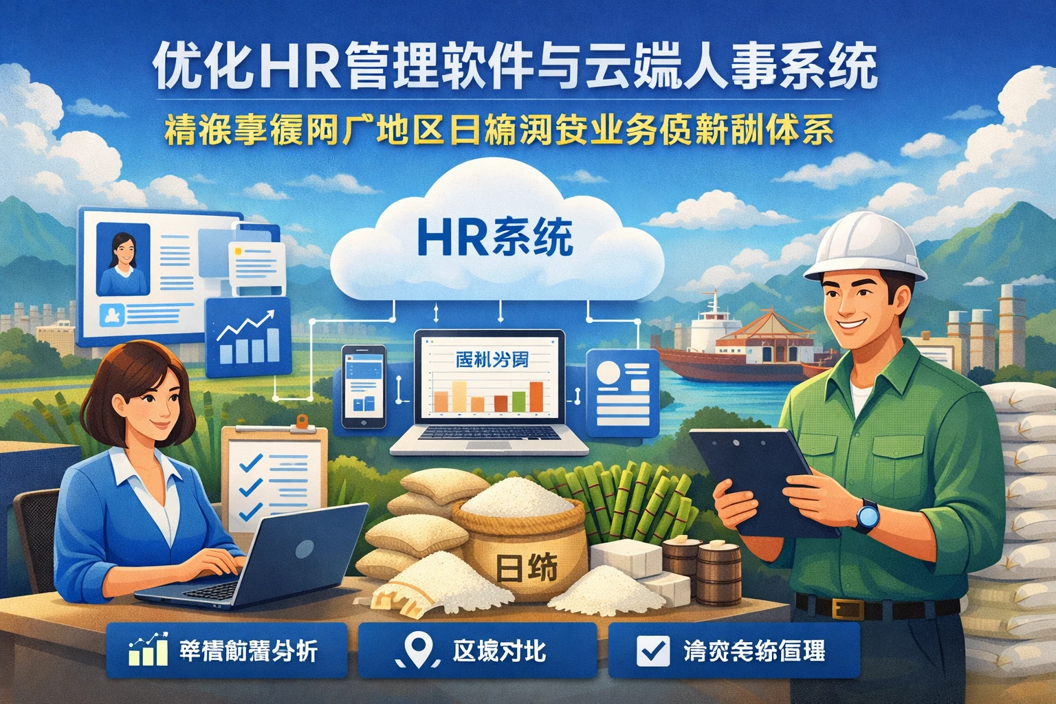 优化HR管理软件与云端人事系统，精准掌握两广地区白糖现货业务员薪酬体系