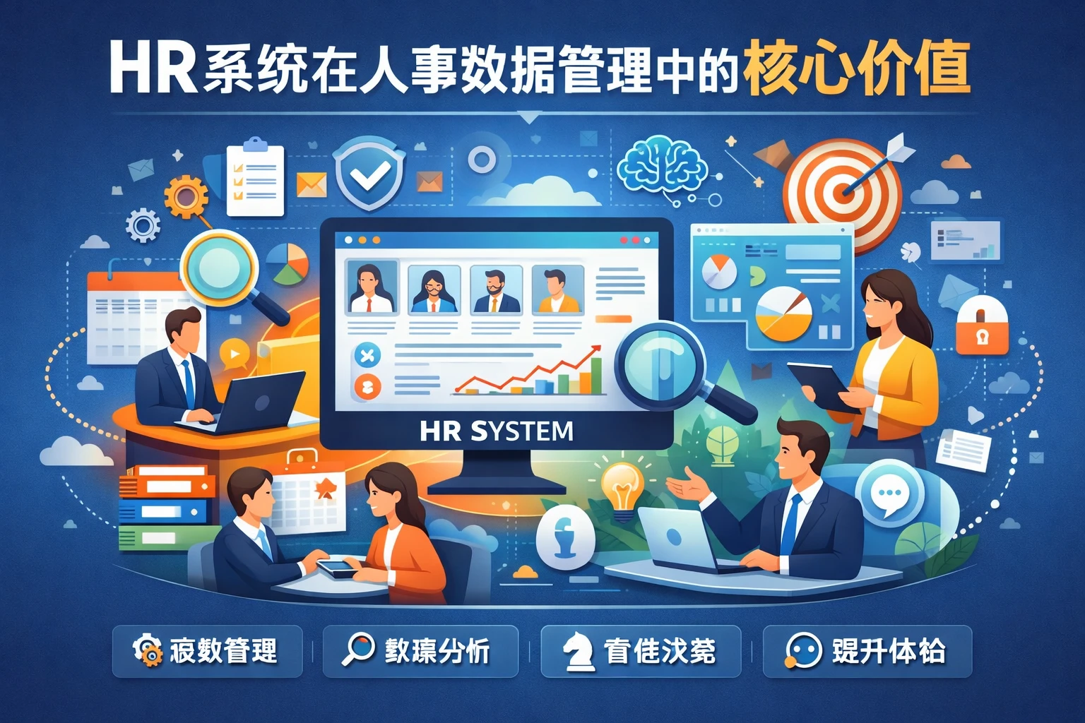 HR系统在人事数据管理中的核心价值