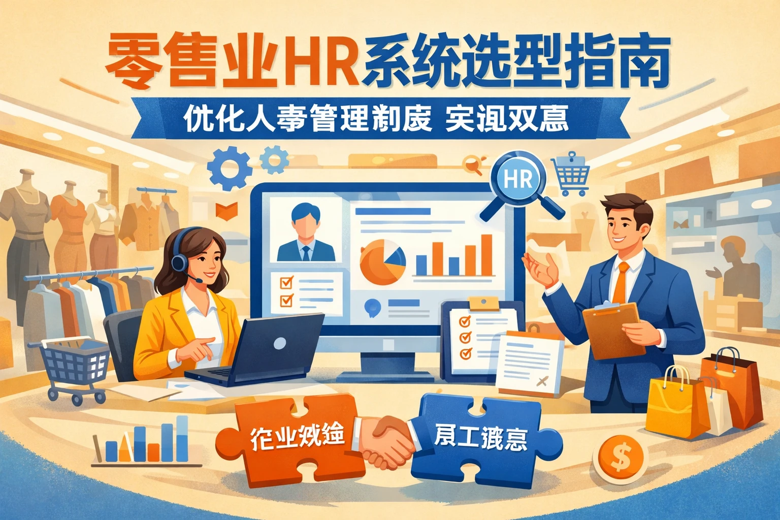 零售业HR系统选型指南：优化人事管理制度实现双赢