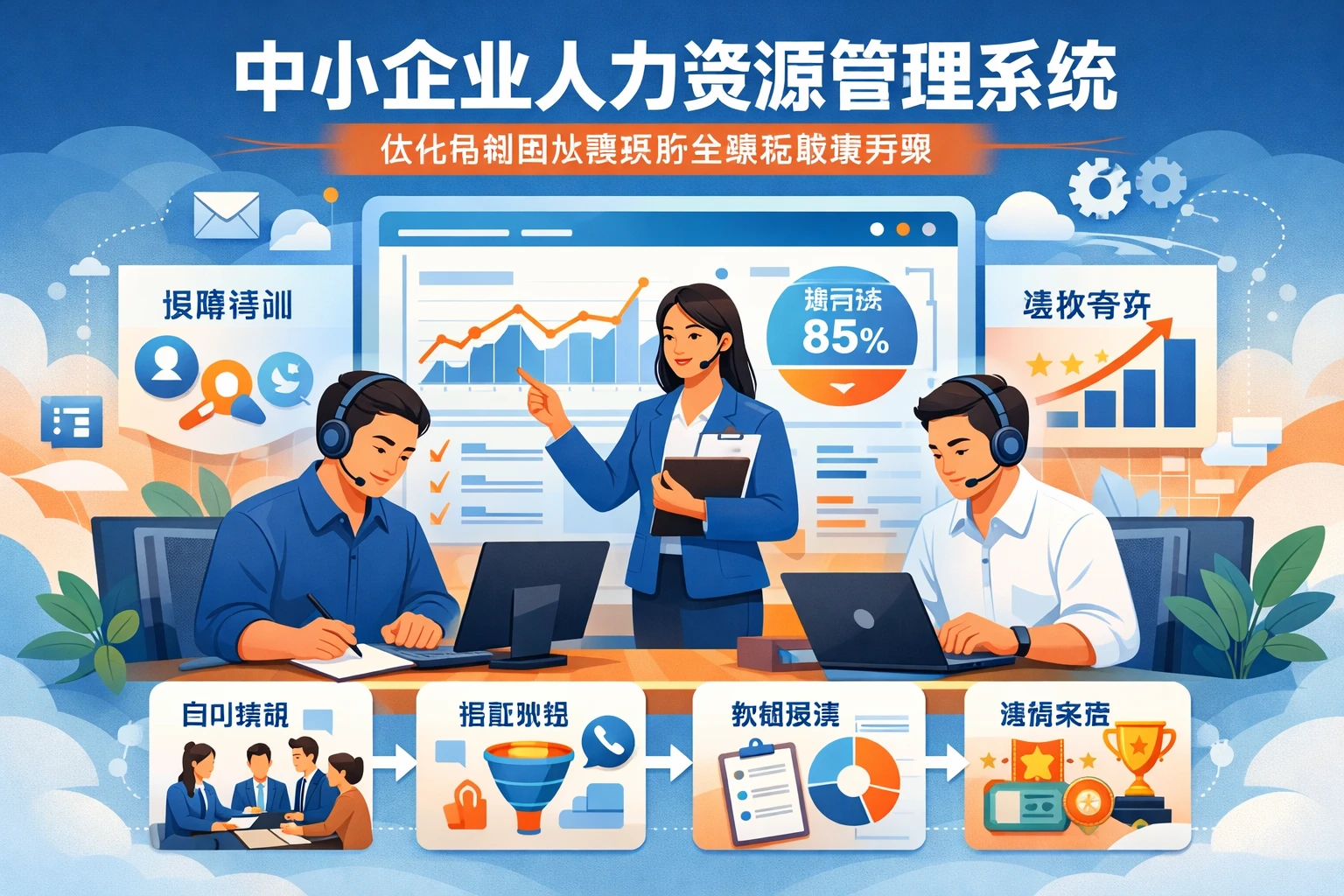 中小企业人力资源管理系统：优化电销团队管理的全流程解决方案