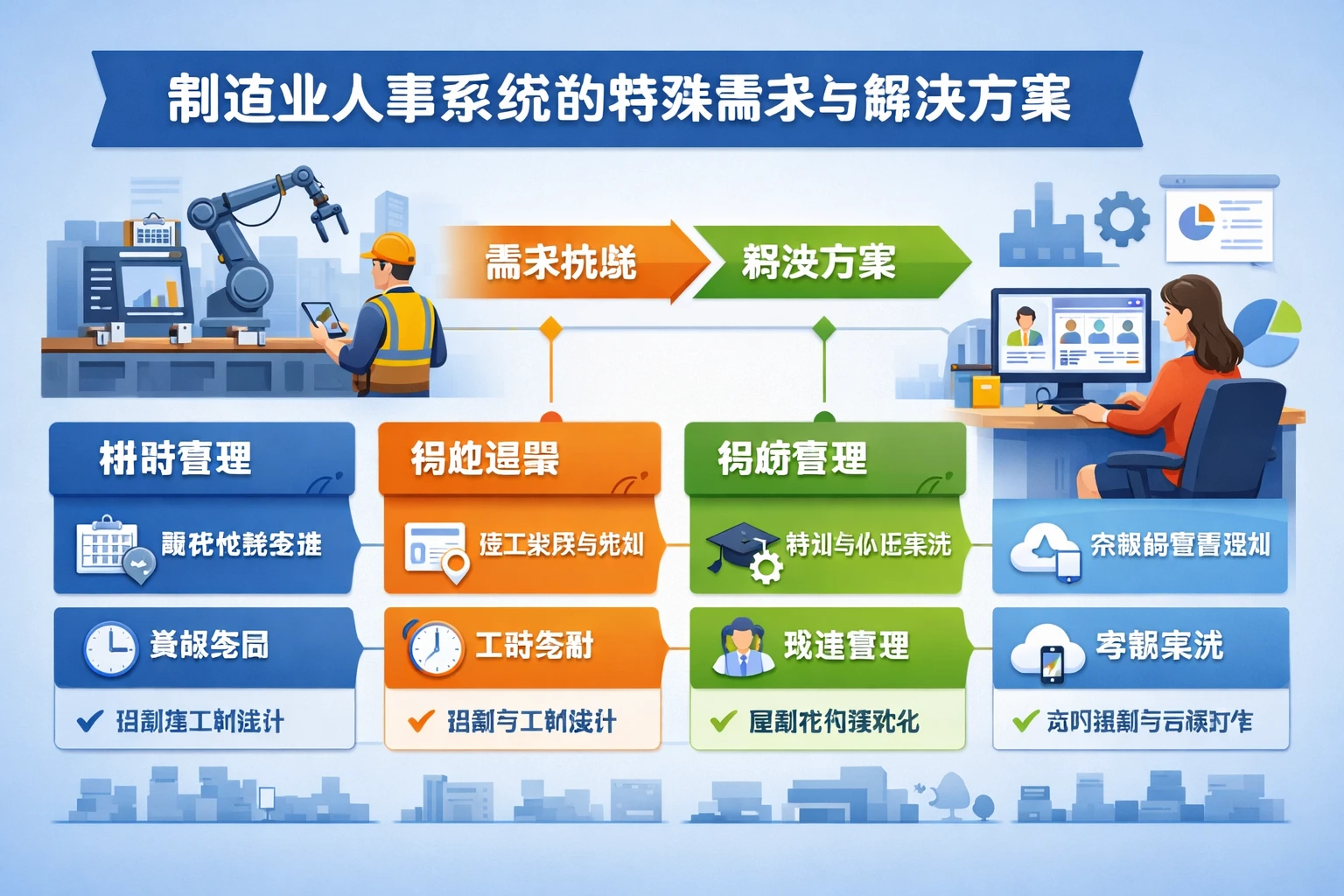 制造业人事系统的特殊需求与解决方案