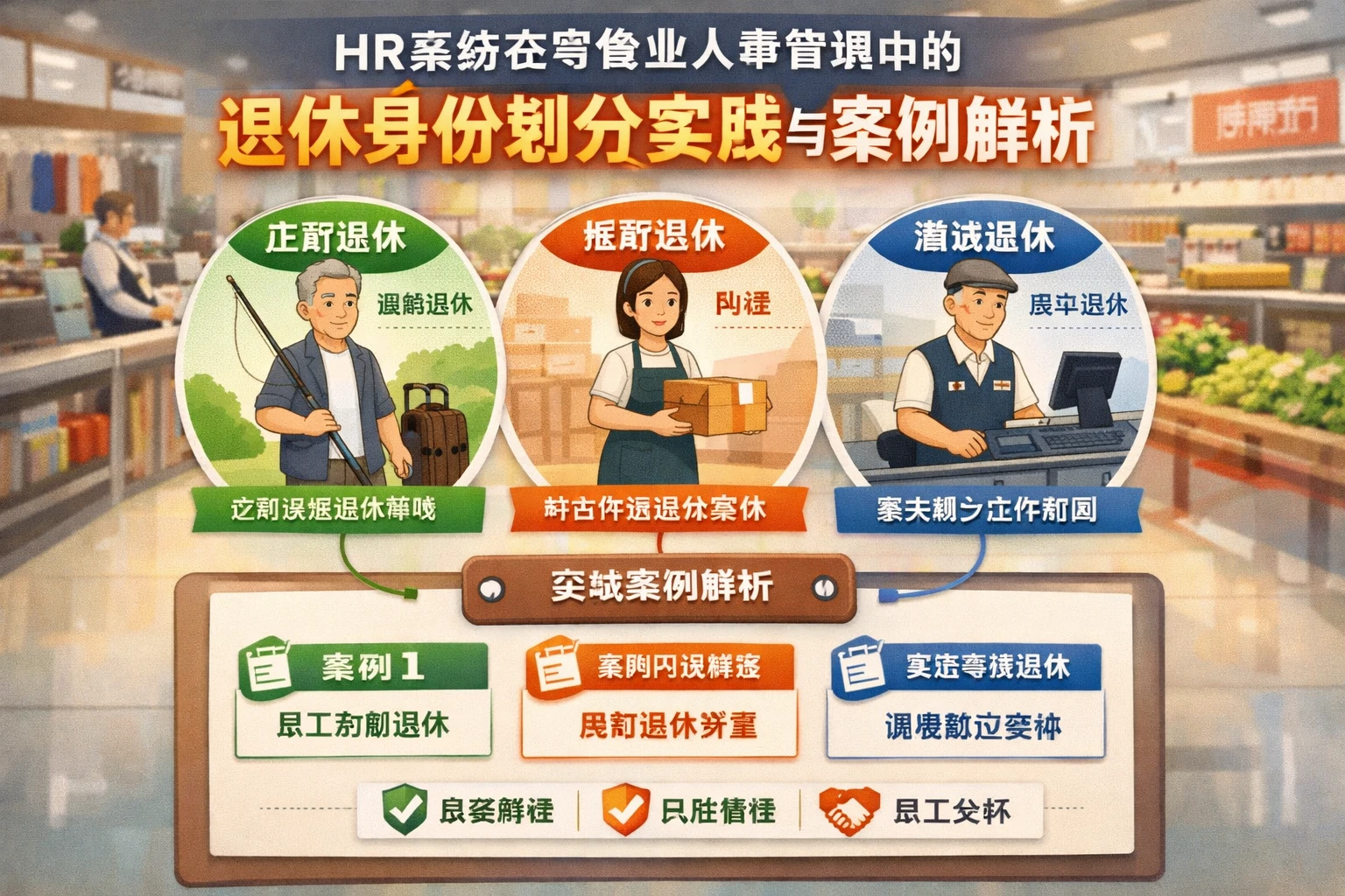 HR系统在零售业人事管理中的退休身份划分实践与案例解析