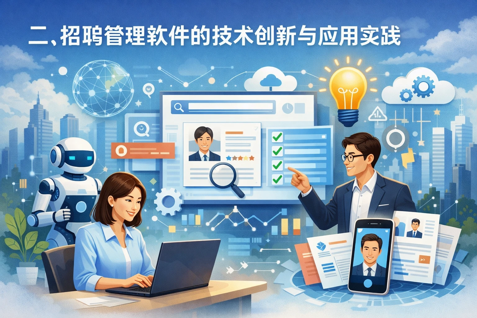 二、招聘管理软件的技术创新与应用实践