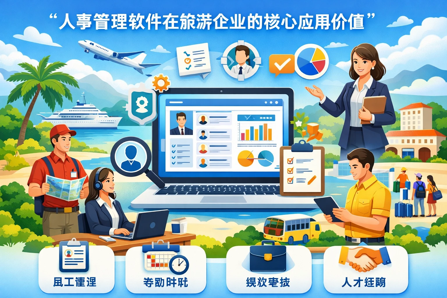 人事管理软件在旅游企业的核心应用价值