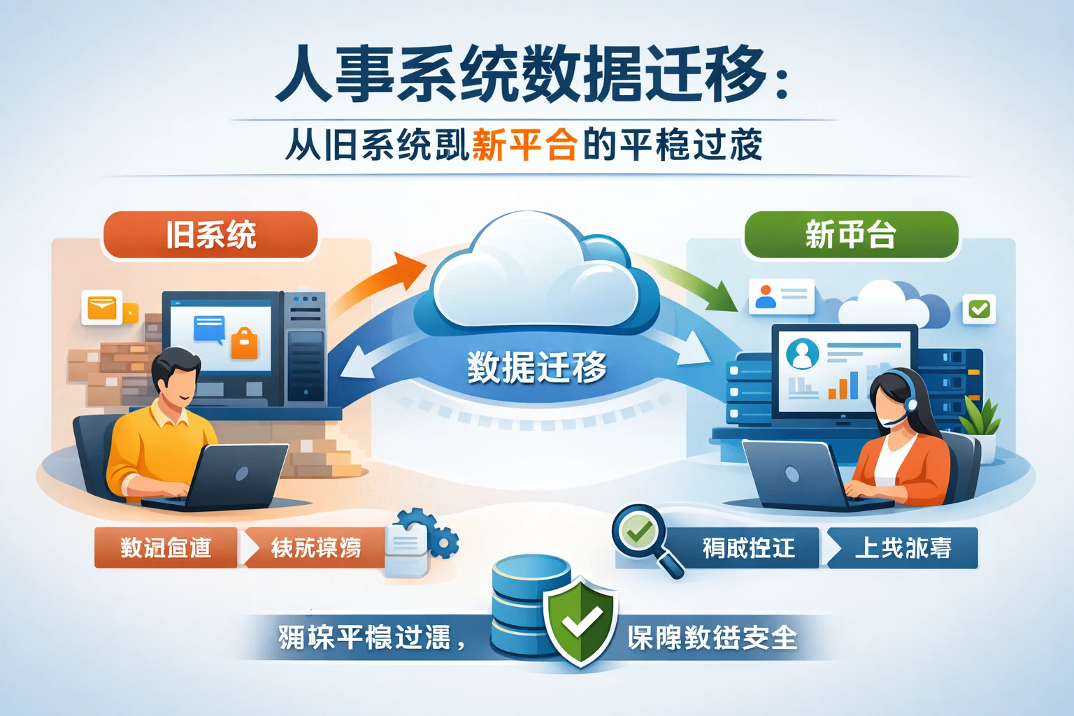 人事系统数据迁移：从旧系统到新平台的平稳过渡