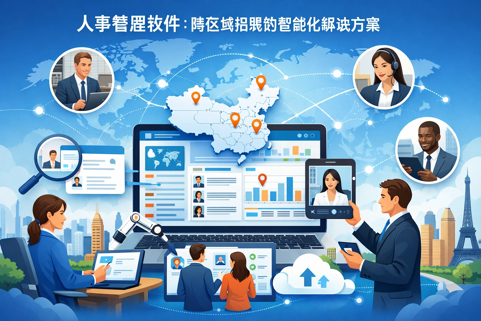 人事管理软件：跨区域招聘的智能化解决方案