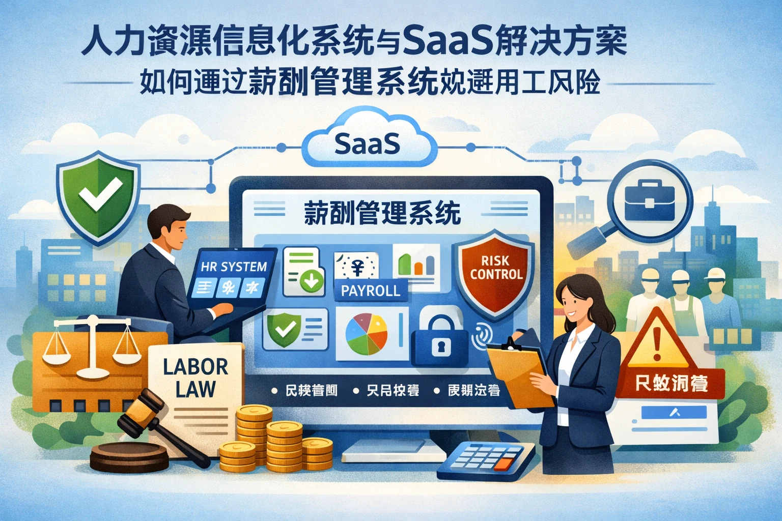 人力资源信息化系统与SaaS解决方案如何通过薪酬管理系统规避用工风险