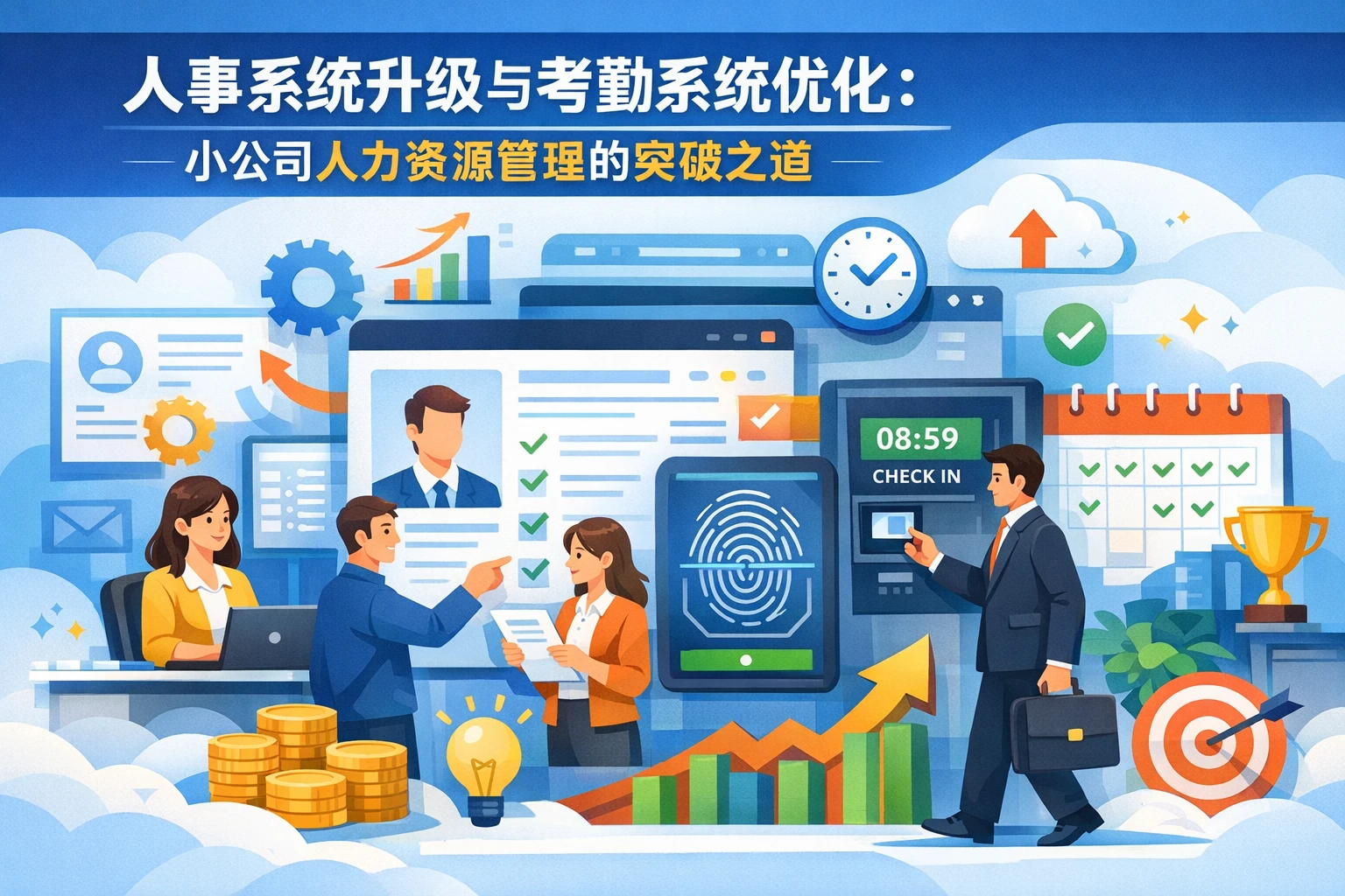 人事系统升级与考勤系统优化：小公司人力资源管理的突破之道