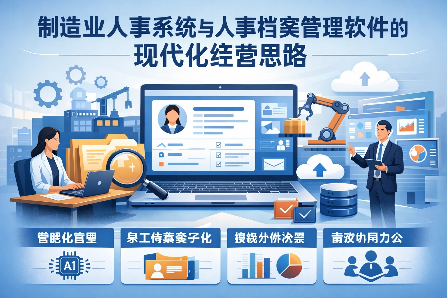 制造业人事系统与人事档案管理软件的现代化经营思路