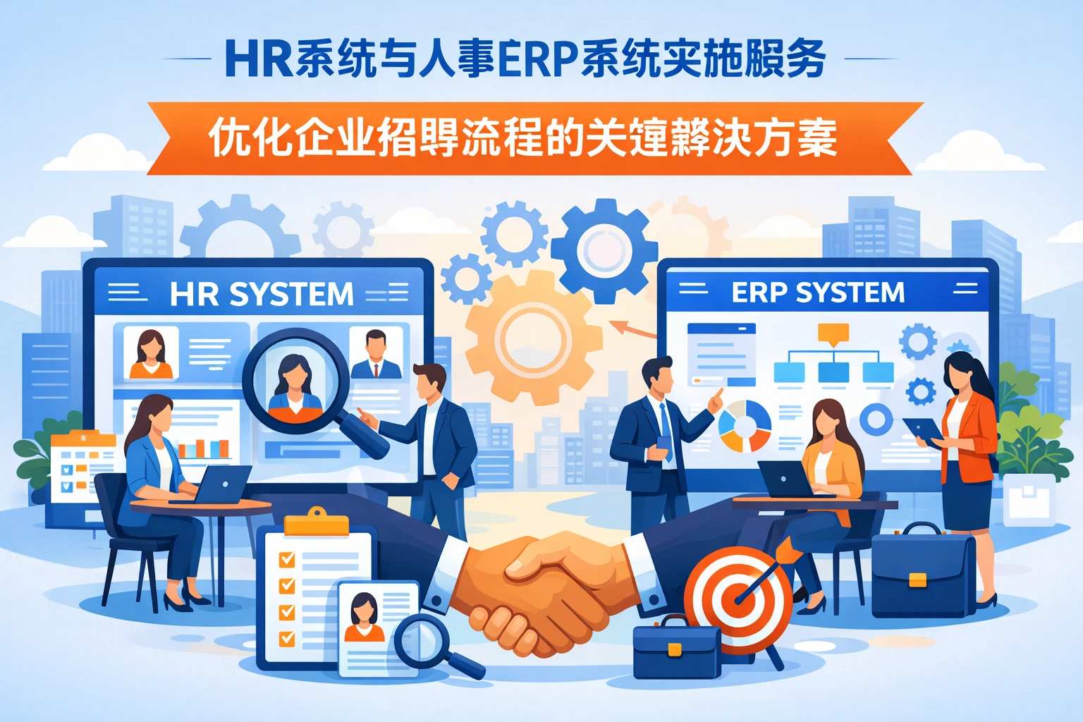 HR系统与人事ERP系统实施服务：优化企业招聘流程的关键解决方案