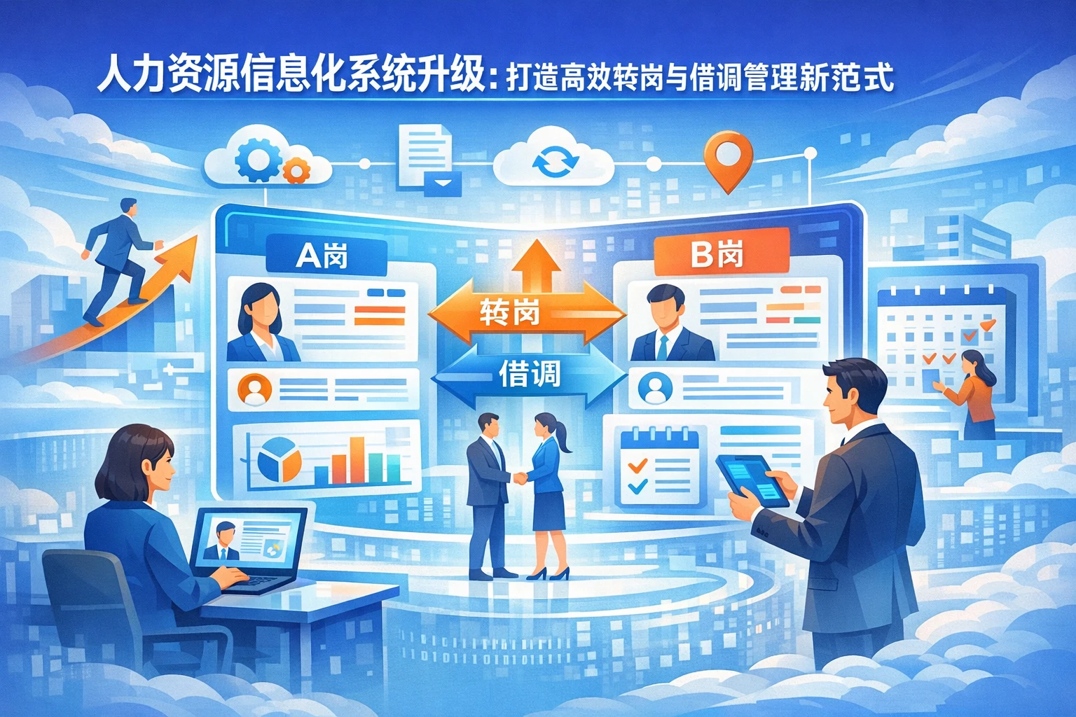 人力资源信息化系统升级:打造高效转岗与借调管理新范式