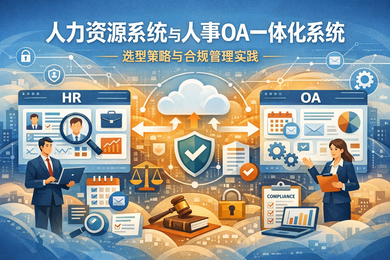 人力资源系统与人事OA一体化系统：选型策略与合规管理实践