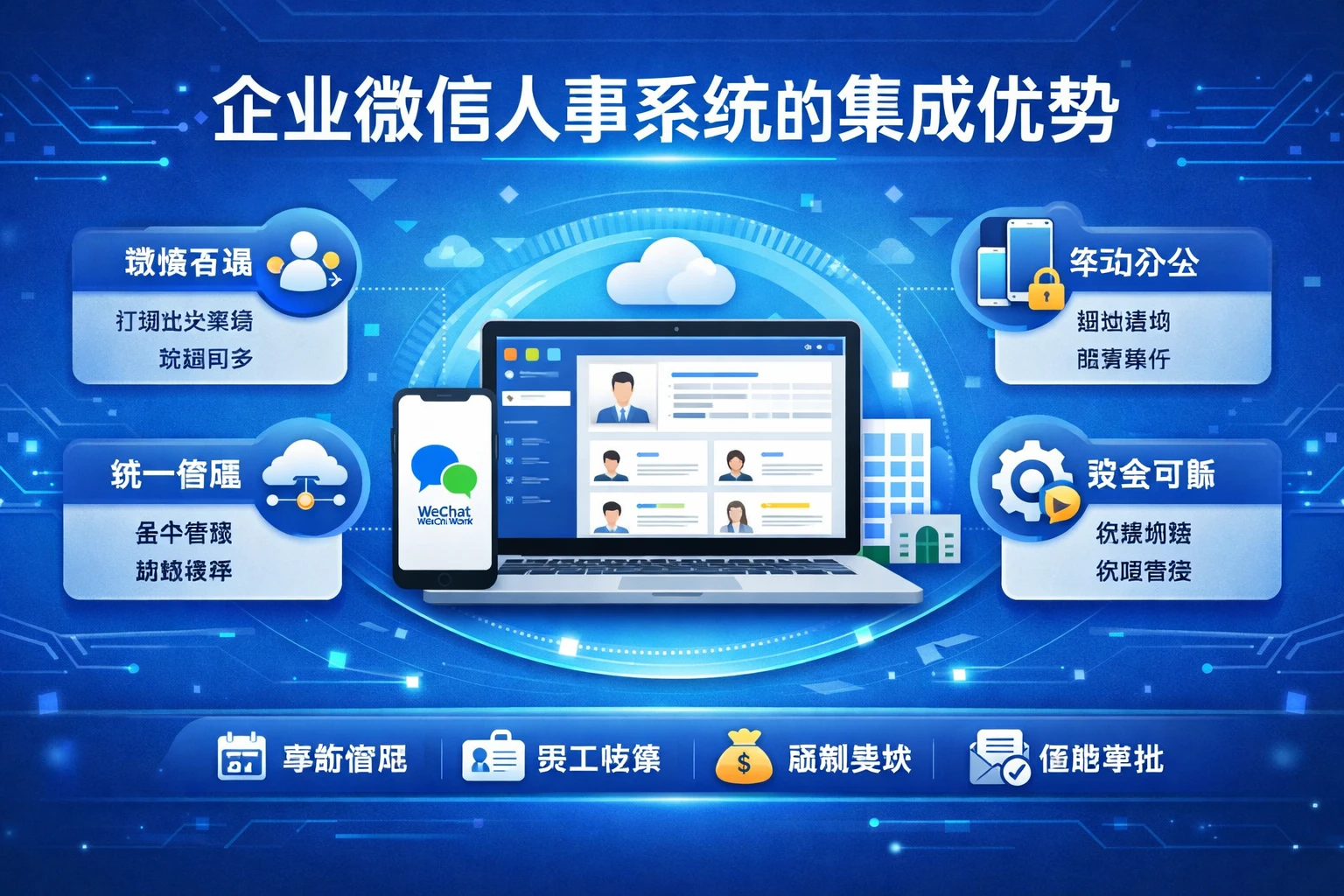 企业微信人事系统的集成优势