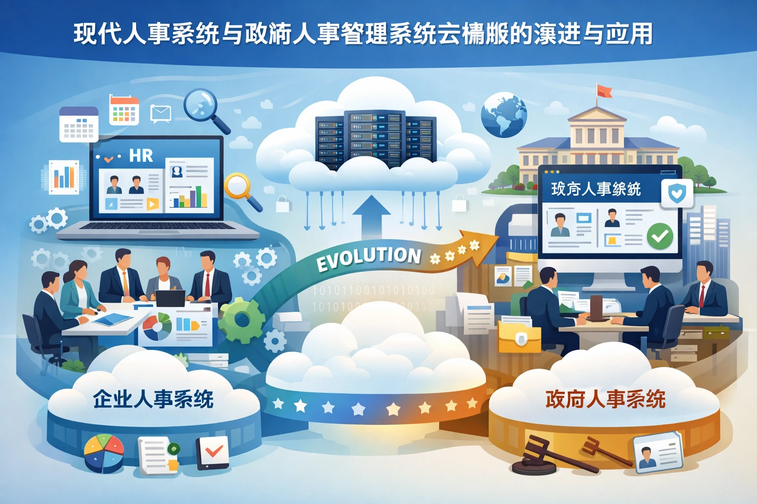 现代人事系统与政府人事管理系统云端版的演进与应用