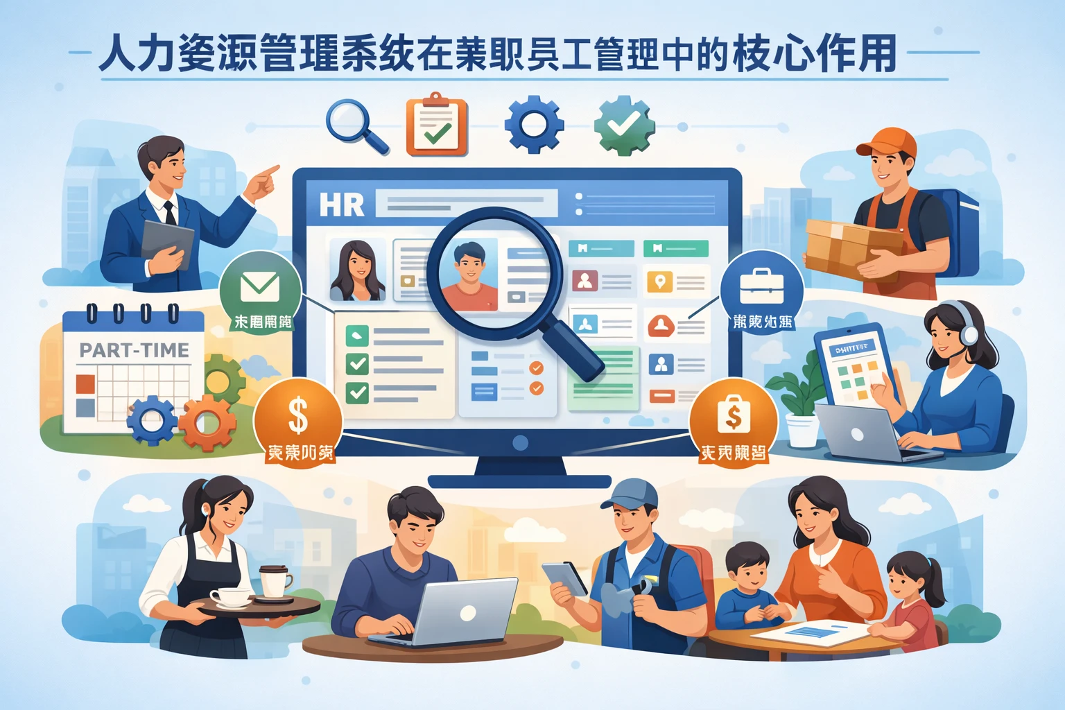 人力资源管理系统在兼职员工管理中的核心作用