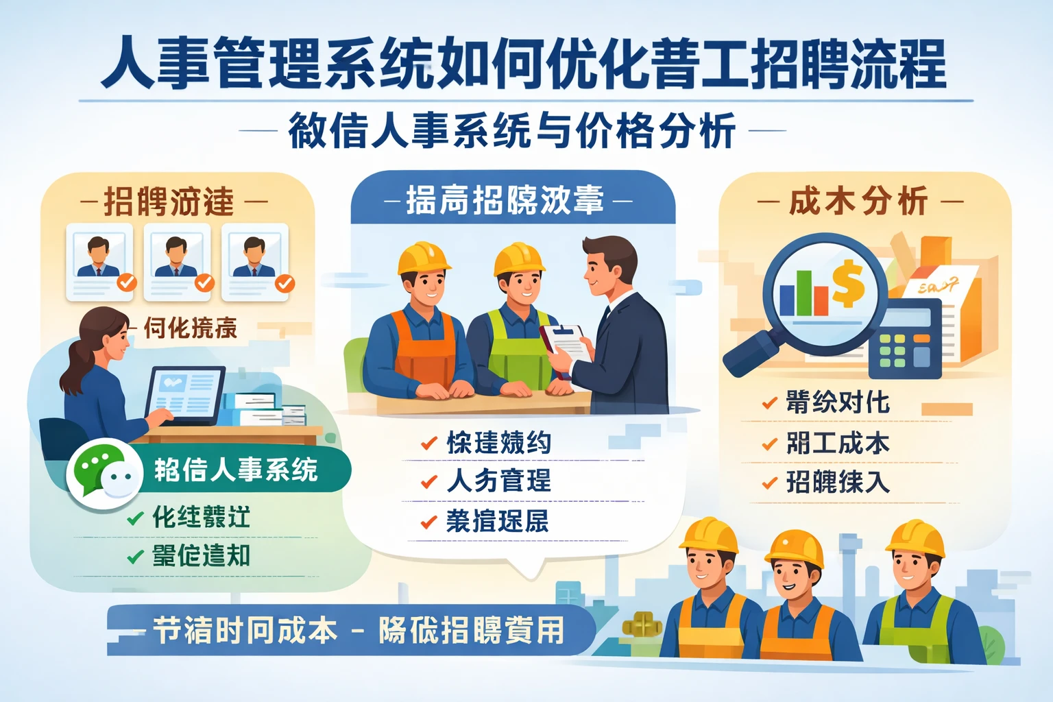 人事管理系统如何优化普工招聘流程，微信人事系统与价格分析
