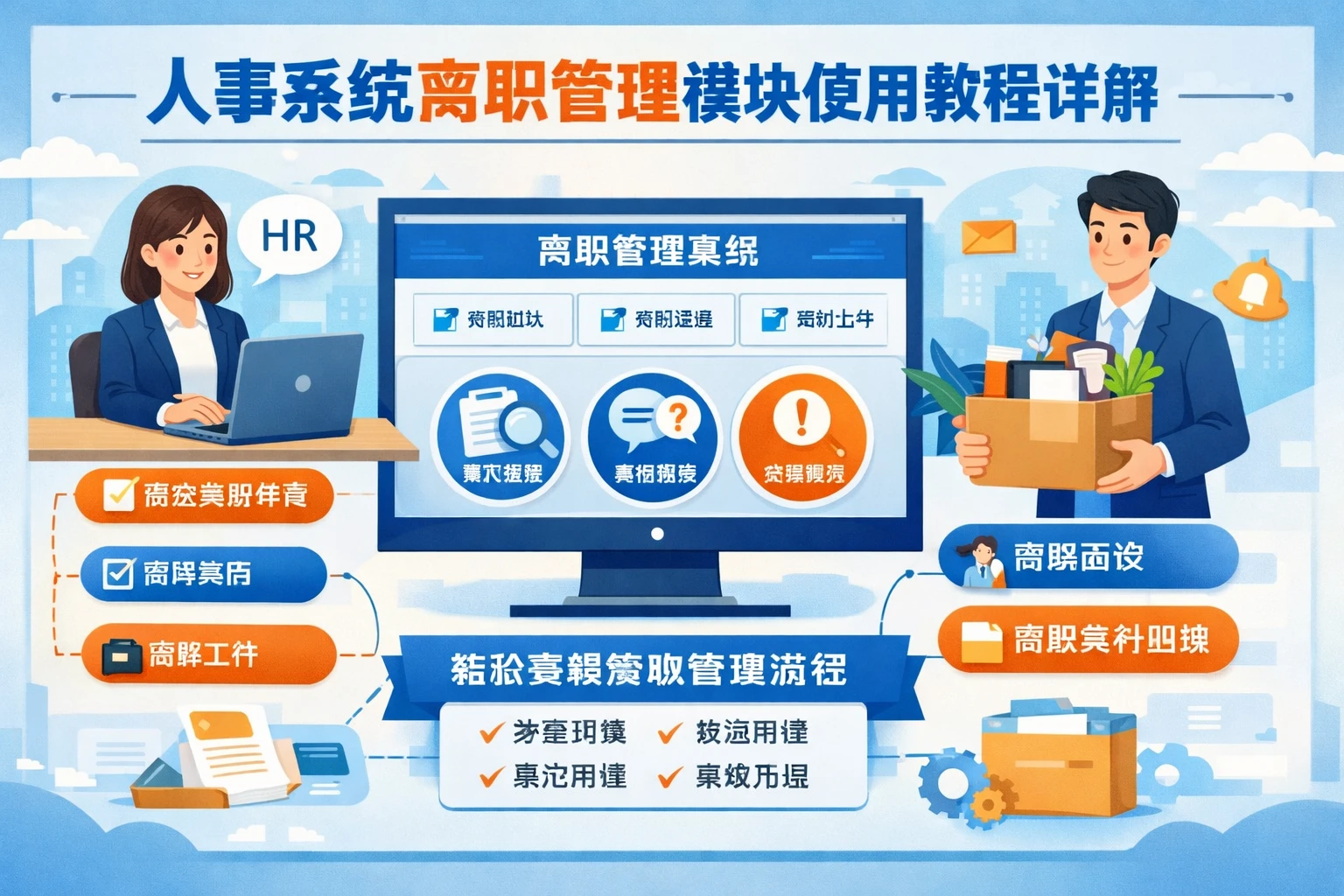 人事系统离职管理模块使用教程详解