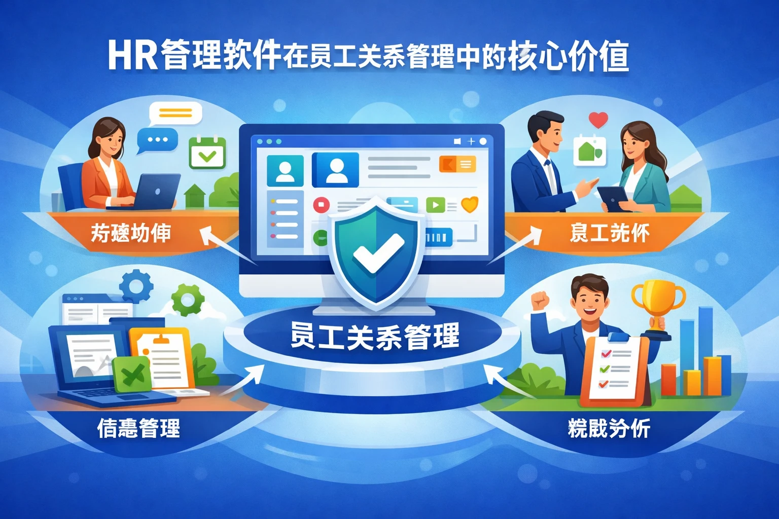 HR管理软件在员工关系管理中的核心价值