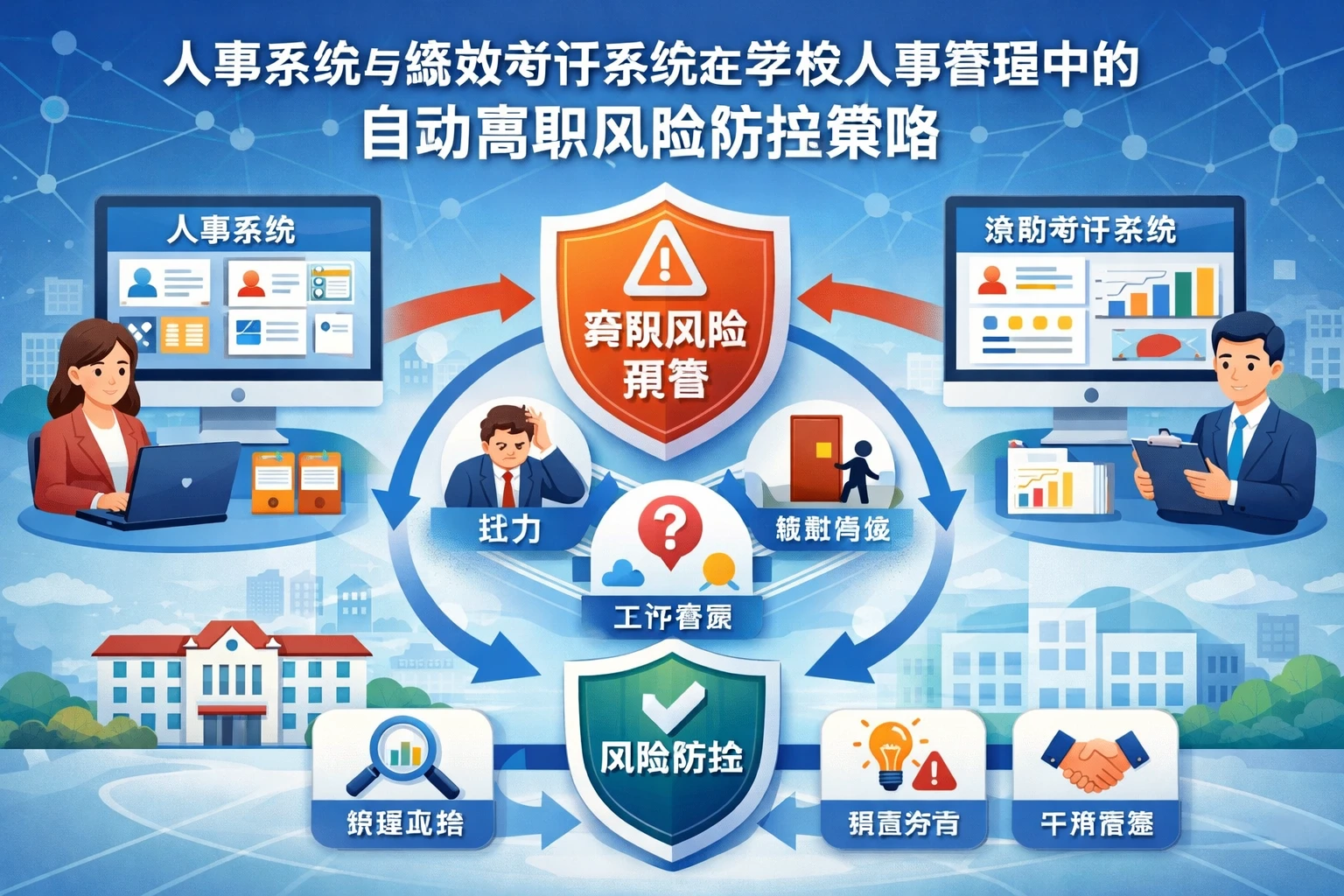 人事系统与绩效考评系统在学校人事管理中的自动离职风险防控策略