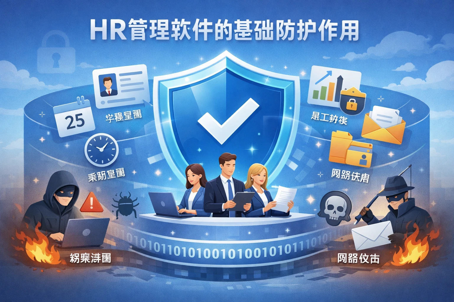 HR管理软件的基础防护作用