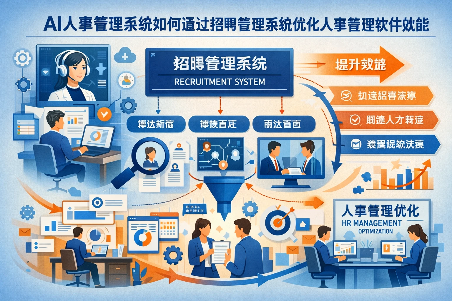 AI人事管理系统如何通过招聘管理系统优化人事管理软件效能