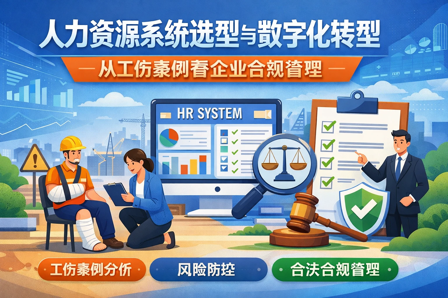 人力资源系统选型与数字化转型：从工伤案例看企业合规管理