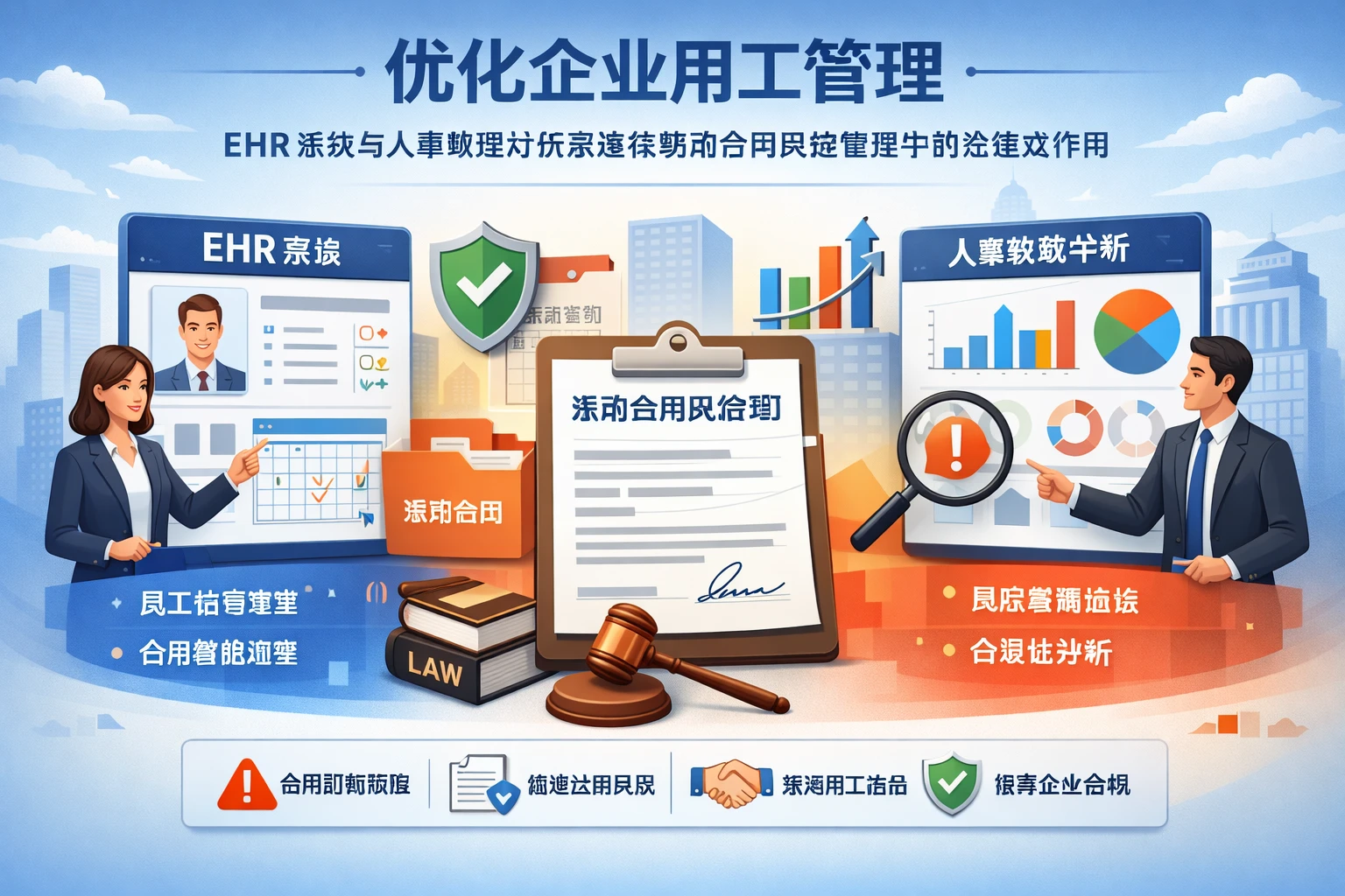 优化企业用工管理：EHR系统与人事数据分析系统在劳动合同风险管理中的关键作用